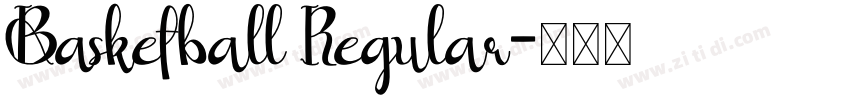 Basketball Regular字体转换